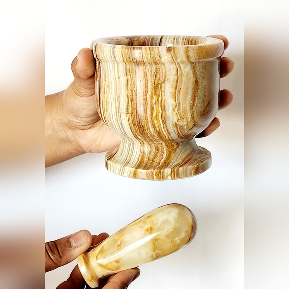 Onyx Mortar and Pestle (Large) - Picture 3 of 8